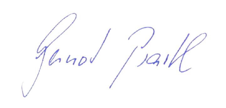 Unterschrift Gernot Barth