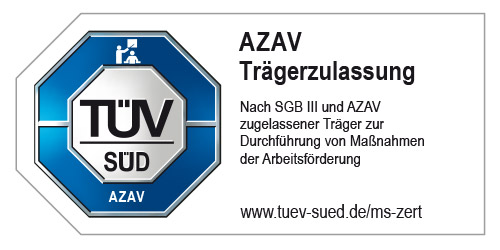 TÜV SÜD, zertifiziert nach AZAV